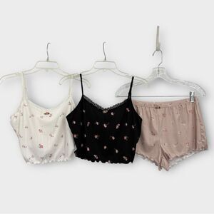 SHEIN Cami Pajama Set of 3 in Floral Women’s Size L